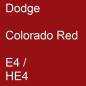 Preview: Dodge, Colorado Red, E4 / HE4.